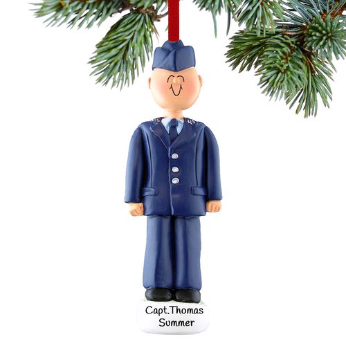 Personalized Air Force Christmas Ornament