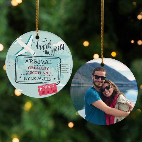 Personalized Vacation and Travel Ornaments & Gifts Ornament Shop