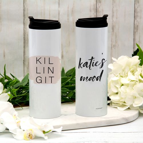 Personalized Killing It Stainless Steel Thermal Tumbler (16oz)