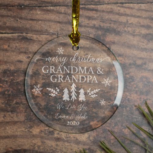 Personalized Merry Xmas Christmas Ornament
