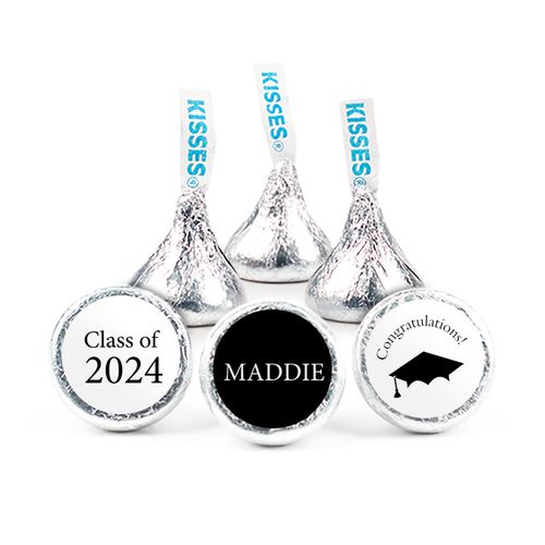 Graduation Favors - Academic Stickers - Kisses Candy Assembled Kisses