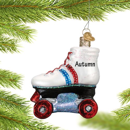 Personalized Roller Skate Christmas Ornament