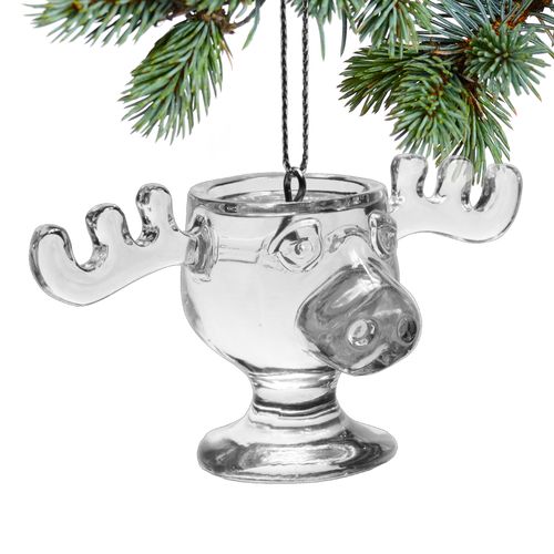 Personalized Moose Mug Christmas Ornament