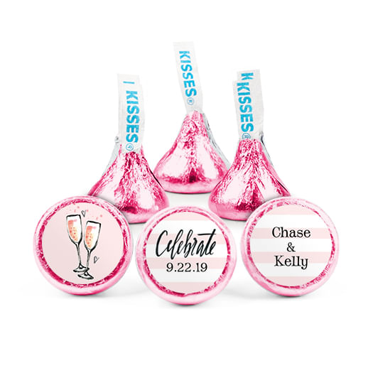 Personalized Wedding The Bubbly Hershey's Kisses - Personalized ...