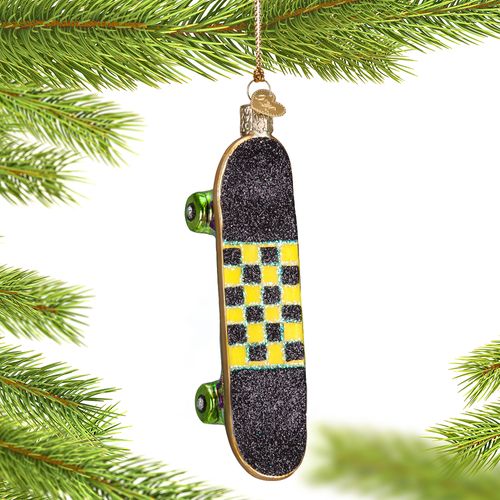 Skateboard Christmas Ornament