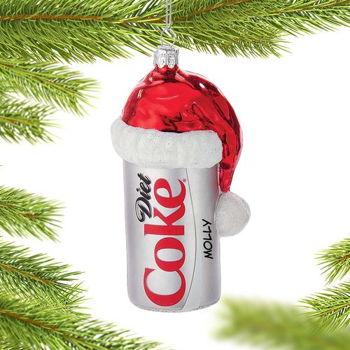 Personalized Diet Coke Can Christmas Ornament