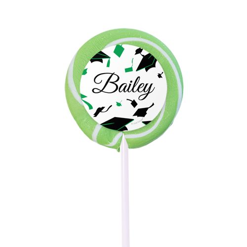 Personalized Green Graduation Photo Deluxe Candy Buffet