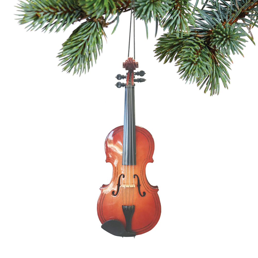 Personalized Violin Christmas Ornament by Ornament Shop