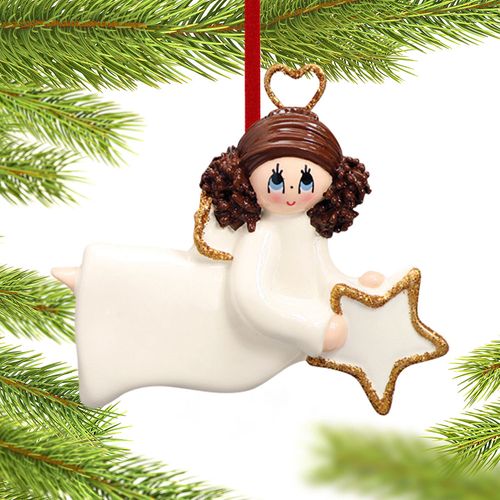 Angel With Star Christmas Ornament