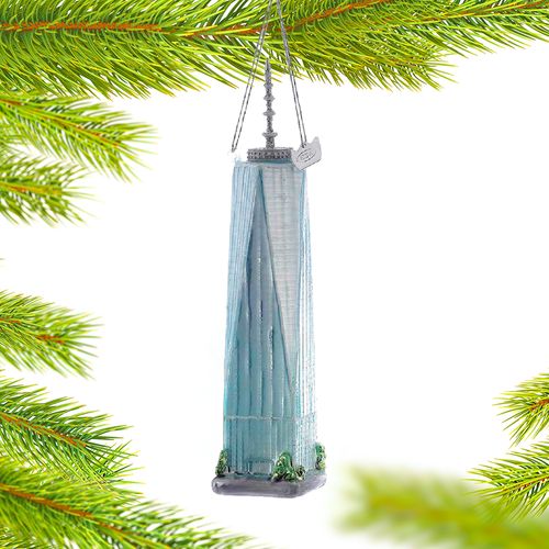 Personalized One World Trade Center Freedom Tower Christmas Ornament