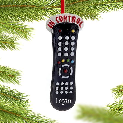 Personalized In Control Remote Control Christmas Ornament