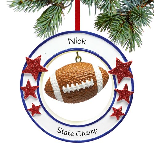 Football Christmas Ornaments Football Player Gifts Ornament Shop