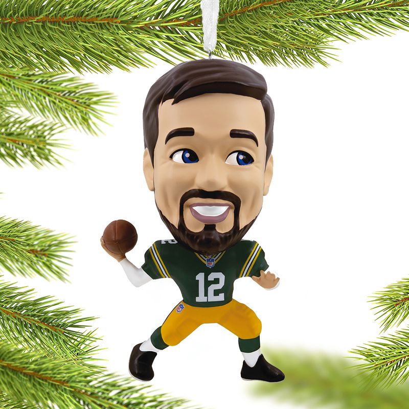 Aaron Rodgers Christmas Ornament 