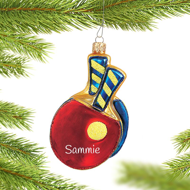 Personalized Ping Pong Christmas Ornament - Personalized Christmas ...