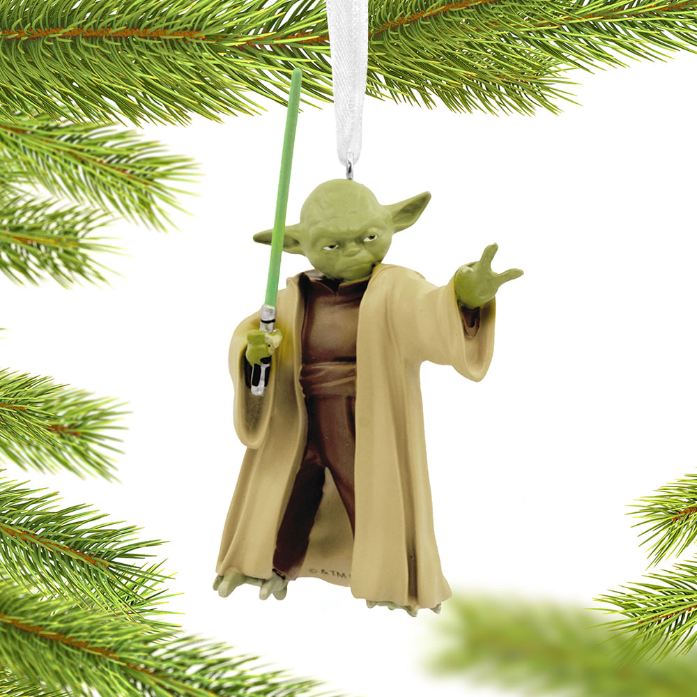 Hallmark Star Wars Yoda Christmas Ornament Personalized Christmas