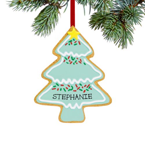 Personalized Christmas Tree Cookie Christmas Ornament