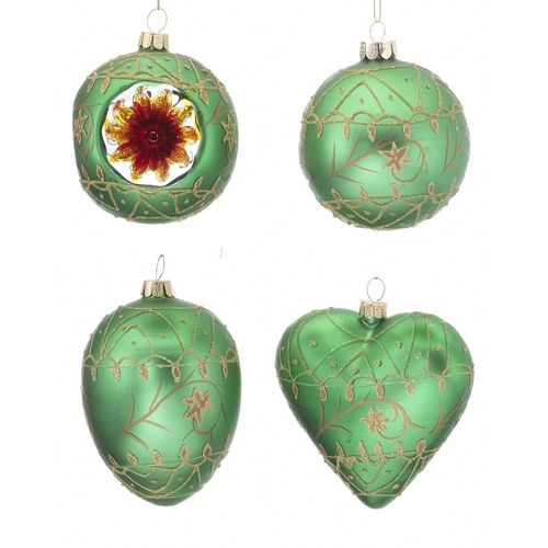 Green Christmas Ornaments (Set of 4) Christmas Ornament