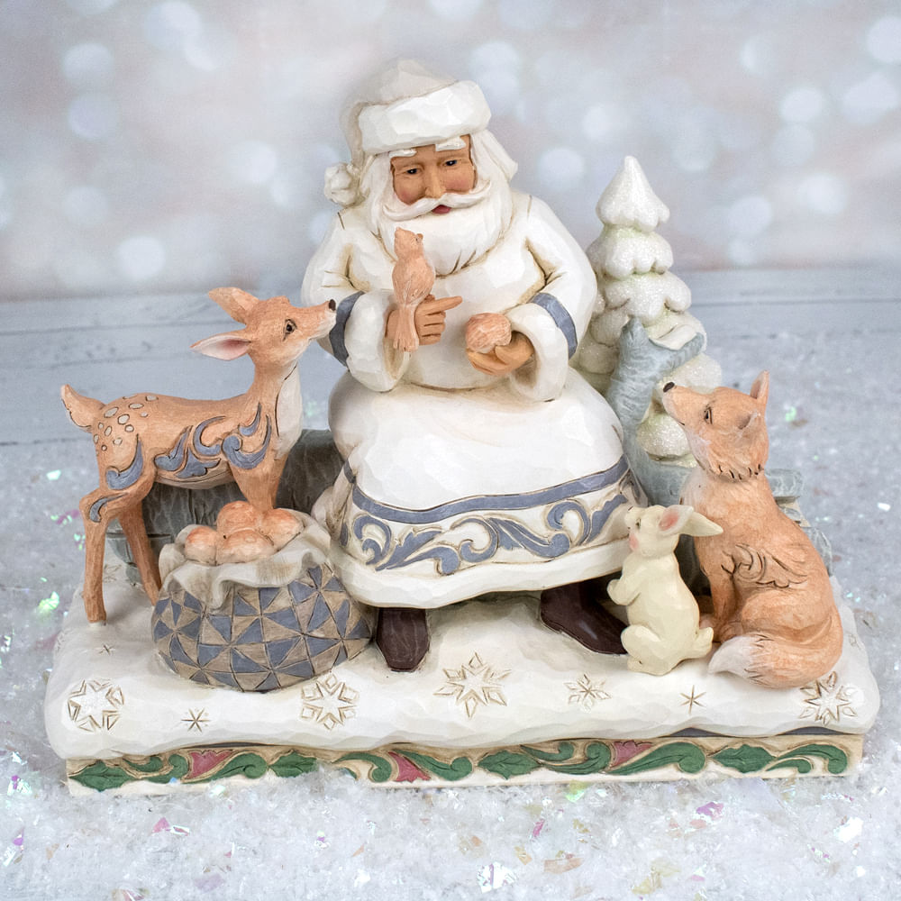 Saturday Evening Post by Jim Shore Santa At Desk Ornament