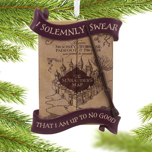 Hallmark Personalized Harry Potter Maruder's Map Christmas Ornament