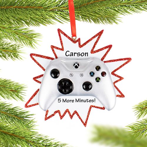Personalized Video Game Controller Christmas Ornament
