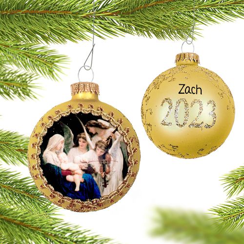 Krebs Personalized Angels Silk Collection Angel Trio Christmas Ornament