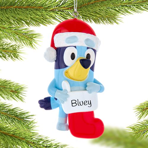 Personalized Bluey Christmas Ornament