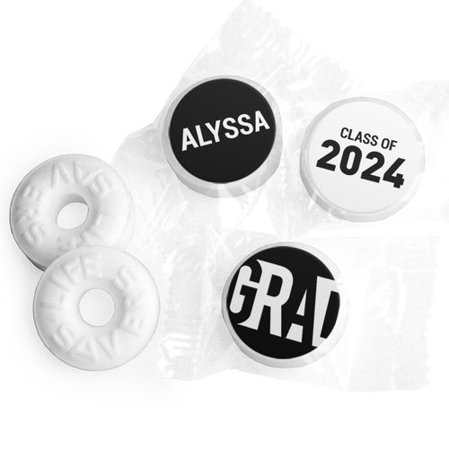 Graduation Personalized Life Savers Mints "Grad" and Year