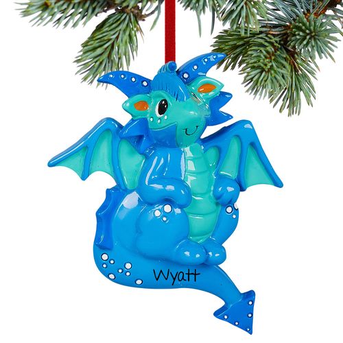 Personalized Dragon Christmas Ornament