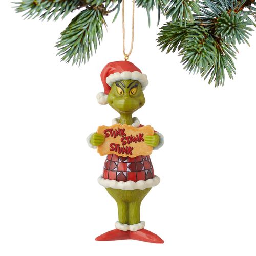 Jim Shore Grinch Stink Stank Stunk Christmas Ornament