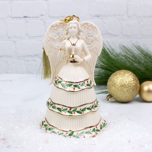 Lenox Holiday Angel Bell Christmas Ornament