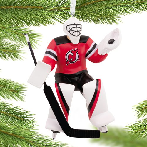 NHL Goalie New Jersey Devils Christmas Ornament