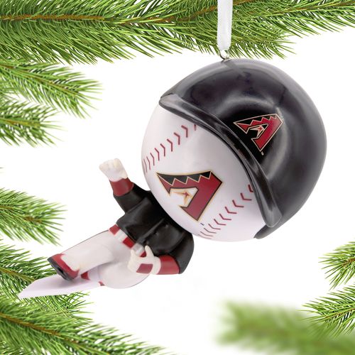 MLB Bouncing Buddy Sliding Arizona Diamondbacks Christmas Ornament