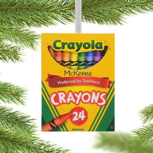 Hallmark Crayola 24 Pack of Crayons Christmas Ornament