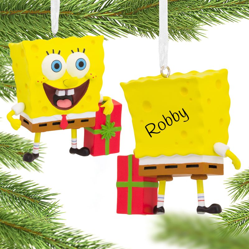 Hallmark Spongebob Christmas Ornament Personalized Christmas Ornaments Ornament Shop