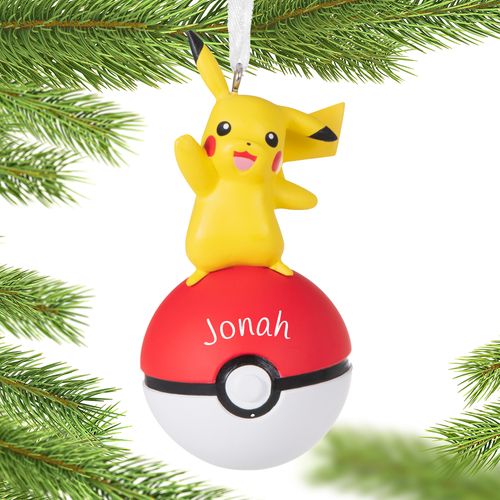 Hallmark Pokemon Pikachu with Ball Christmas Ornament