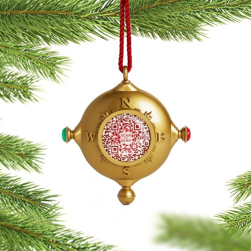 Personalized Santa's Kindness Interactive Christmas Ornament With Journal
