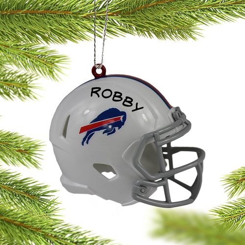 Personalized NFL Buffalo Bills Helmet Christmas Ornament