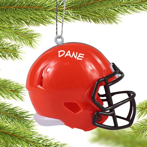 Personalized NFL Cleveland Browns Helmet Christmas Ornament