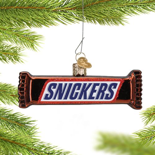 Snickers Christmas Ornament