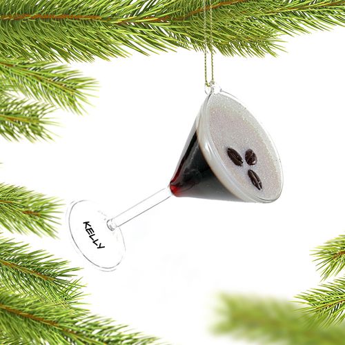 Personalized Martini Christmas Ornament