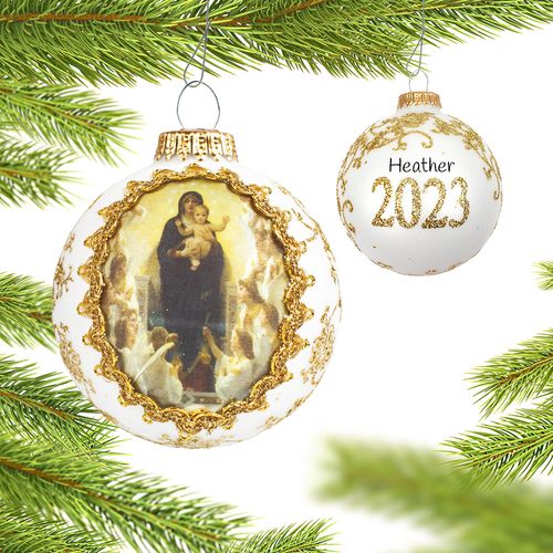 Krebs Personalized Angels Silk Collection Blessed Child Christmas Ornament