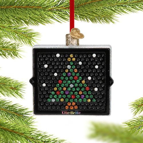 Lite-Brite Christmas Ornament