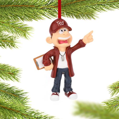 Personalized Coach Christmas Ornament