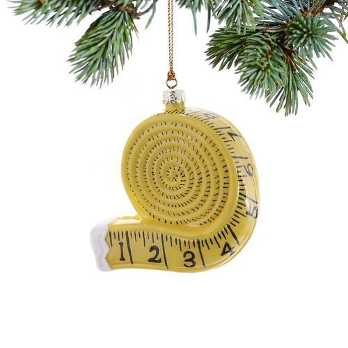 Personalized Seamstress Measuring Tape Christmas Ornament