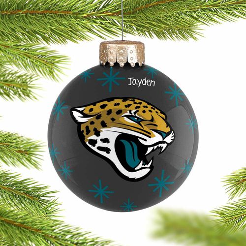 Personalized Jacksonville Jaguars Ball Christmas Ornament