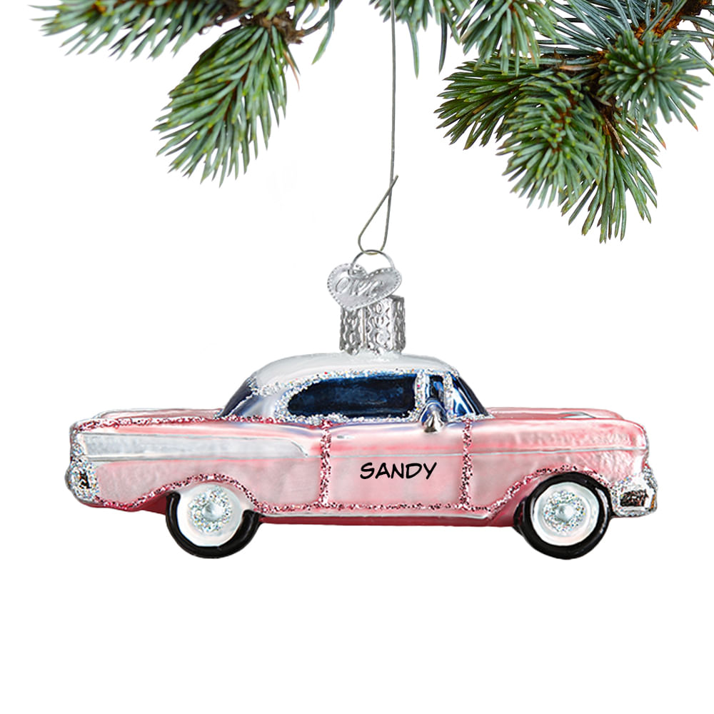 Personalized Classic Car Christmas Ornament - Personalized Christmas ...