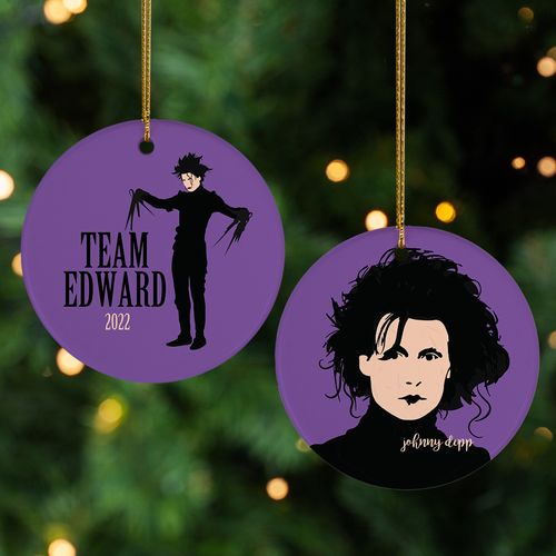 Team Edward Christmas Ornament