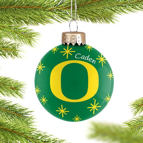 Personalized Oregon Ball Christmas Ornament