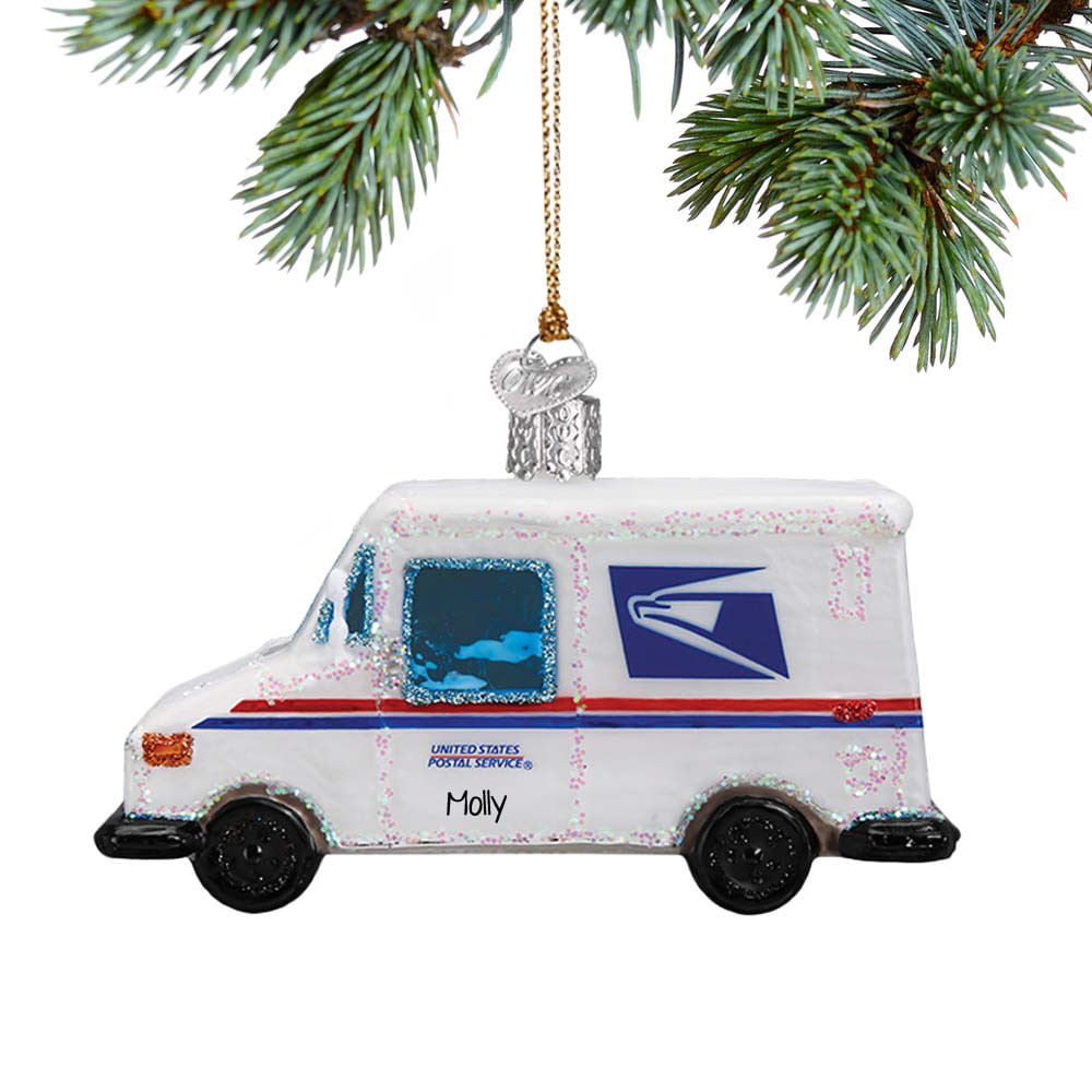 Package Delivery Personalized Christmas Ornamentboxes Ornamentpackages  Ornamentnew Homepackage Delivery Ornamentdelivery Person Gift 