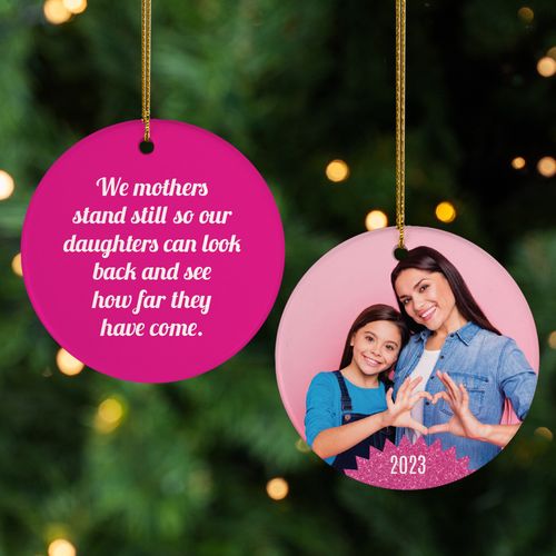 Personalized Mother & Daughter Christmas Ornament